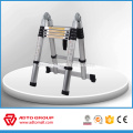 double side telescopic ladder,fold up aluminium ladder